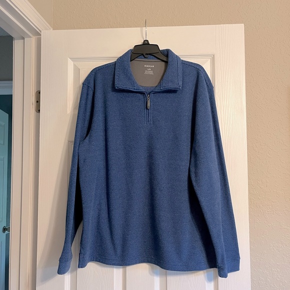 Men’s Haggar 1/4 Zip Pullover (large) - Picture 1 of 6